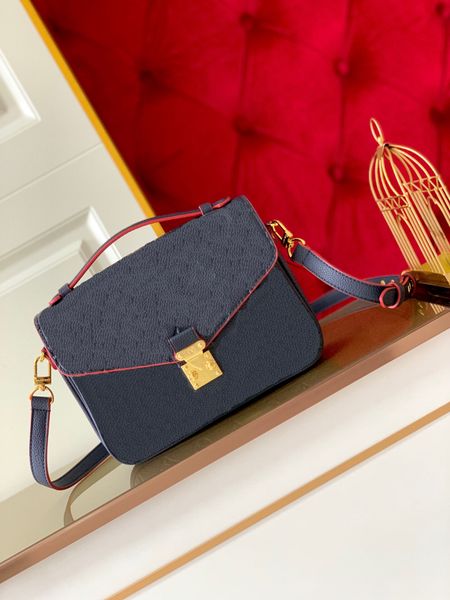 lychee leather embossed women messenger bags simple and fashionable single-shoulder messengers bag classic timeless deep sea blue stitching
lychee leather embossed women messenger bags simple and fashionable single-shoulder messengers bag classic timeless deep sea blue stitching