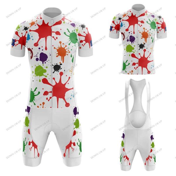 racing sets cycling jersey set hombre men short sleeve clothing mtb bike suit bib/shorts breathable gel pad, Black;blue
racing sets cycling jersey set hombre men short sleeve clothing mtb bike suit bib/shorts breathable gel pad, Black;blue