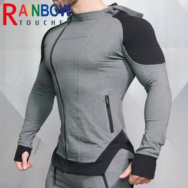 men's hoodies & sweatshirts rainbowtouches all seasons muscle slim sweatershirts embroidery zipper pocket outdoor sport hooded, Black
men's hoodies & sweatshirts rainbowtouches all seasons muscle slim sweatershirts embroidery zipper pocket outdoor sport hooded, Black
