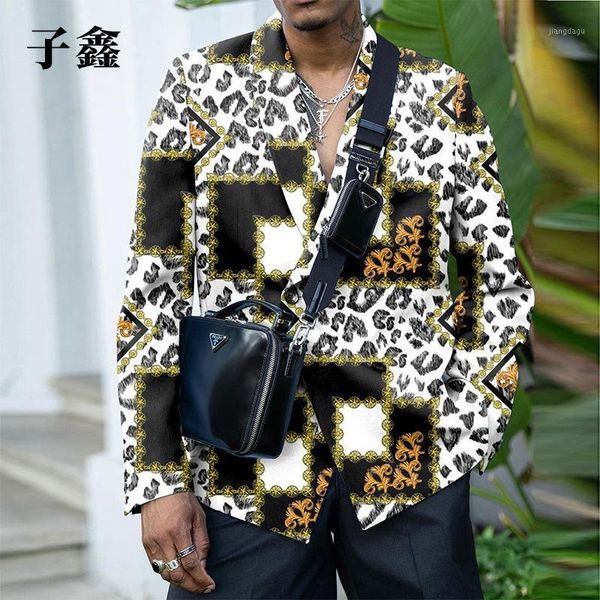 men's jackets cross-border plus size -selling loose printing long-sleeved shirt jacket casual suit single west 3 colors availa, Black;brown
men's jackets cross-border plus size -selling loose printing long-sleeved shirt jacket casual suit single west 3 colors availa, Black;brown
