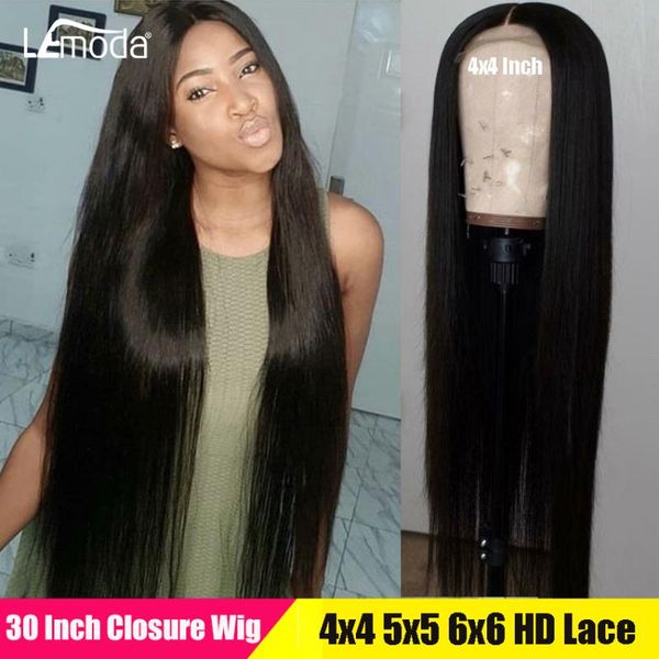 lace wigs straight closure wig 5x5 6x6 hd transparent front human hair lemoda remy 180 density brazilian 30 inch 4x4, Black;brown
lace wigs straight closure wig 5x5 6x6 hd transparent front human hair lemoda remy 180 density brazilian 30 inch 4x4, Black;brown