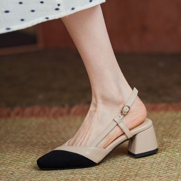 sandals mixed color chunky single women's shoes will see slits of sandals back girdles gliding in stylish slings sandalias mujer size 3, Black
sandals mixed color chunky single women's shoes will see slits of sandals back girdles gliding in stylish slings sandalias mujer size 3, Black
