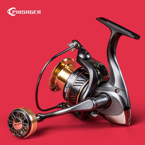 baitcasting reels phishger spinning fishing reel yhk1000-7000 metal grip 5.2:1 high speed carp feeder sea bass saltwater send gift lure
baitcasting reels phishger spinning fishing reel yhk1000-7000 metal grip 5.2:1 high speed carp feeder sea bass saltwater send gift lure