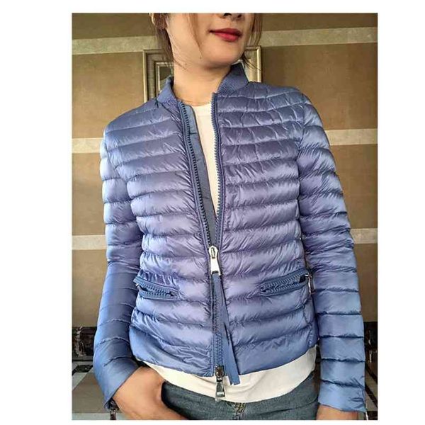 women down jackets stand up collar zipper pockets short coat woman casual autumn winter clothes 210913, Black
women down jackets stand up collar zipper pockets short coat woman casual autumn winter clothes 210913, Black