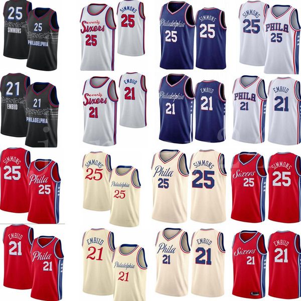 basketball jersey men ben simmons joel embiid embroider jerseys, Black;red
basketball jersey men ben simmons joel embiid embroider jerseys, Black;red