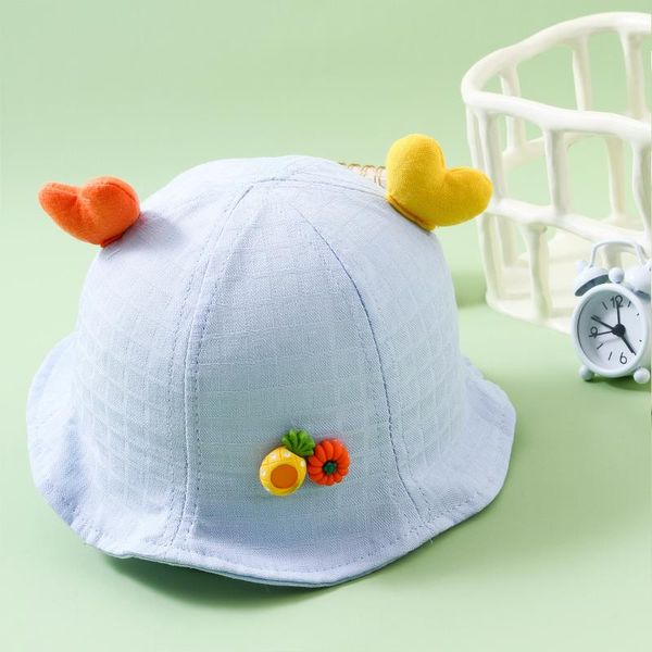 cute summer heart baby girl boy bucket hat fruit print soft cotton outdoor kids sun children infant toddler beach cap caps & hats, Yellow
cute summer heart baby girl boy bucket hat fruit print soft cotton outdoor kids sun children infant toddler beach cap caps & hats, Yellow