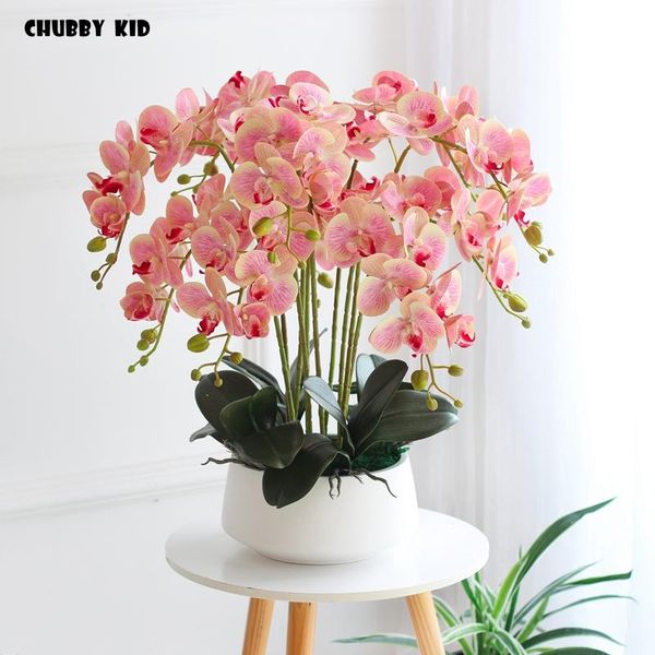 decorative flowers & wreaths 3d high simulation phalaenopsis ikebana large artificial orchid flower arrangements latex floriculture pot cult
decorative flowers & wreaths 3d high simulation phalaenopsis ikebana large artificial orchid flower arrangements latex floriculture pot cult