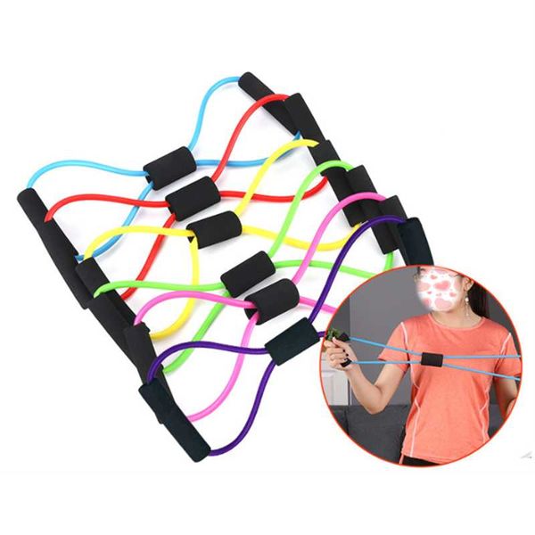 resistance 8 type muscle chest expander rope workout fitness exercise yoga tube sports pulling exerciser bands
resistance 8 type muscle chest expander rope workout fitness exercise yoga tube sports pulling exerciser bands