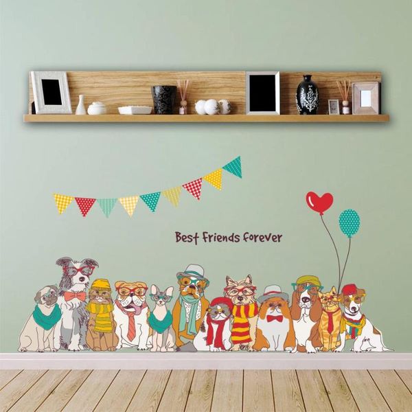 wall stickers friends forever dogs for kids rooms home decor cartoon animals decals pvc mural art posters
wall stickers friends forever dogs for kids rooms home decor cartoon animals decals pvc mural art posters