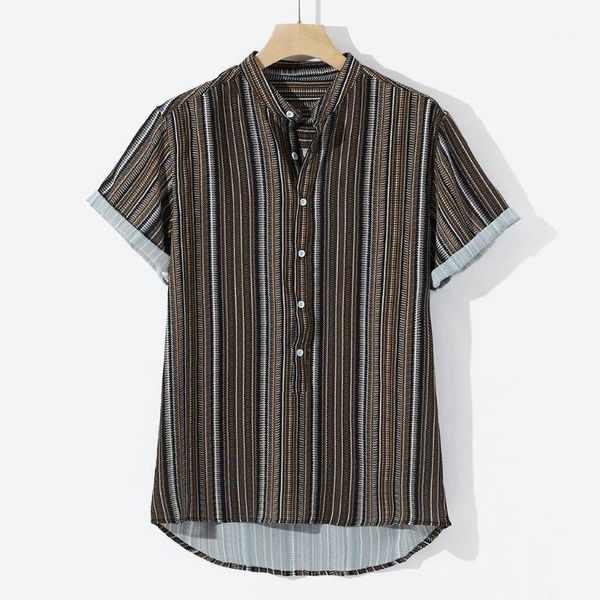 men's mens summer shirt casual striped printed buttons breathable short sleeve loose henley holiday hawaiian shirts #451 9whs, White;black
men's mens summer shirt casual striped printed buttons breathable short sleeve loose henley holiday hawaiian shirts #451 9whs, White;black