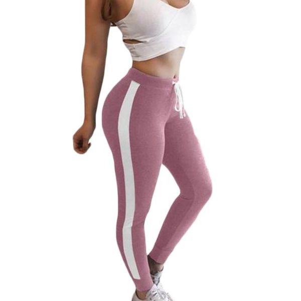 women stripe elastic high waist drawstring pants sport trousers design easy to adjust the tightness women's & capris, Black;white
women stripe elastic high waist drawstring pants sport trousers design easy to adjust the tightness women's & capris, Black;white