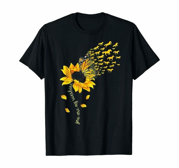 you are my sunshine horse sunflower funny horses lover t-shirt, White;black
you are my sunshine horse sunflower funny horses lover t-shirt, White;black