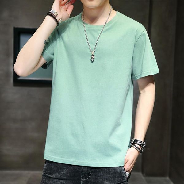 summer men cotton round collar couples short sleeve t-shirt casual fashion trend skin-friendly breathable men's t-shirts, White;black
summer men cotton round collar couples short sleeve t-shirt casual fashion trend skin-friendly breathable men's t-shirts, White;black