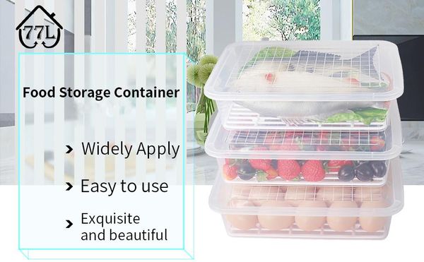 storage container plastic containers with removable drain plate and lid, stackable portable er kitchen bottles & jars
storage container plastic containers with removable drain plate and lid, stackable portable er kitchen bottles & jars
