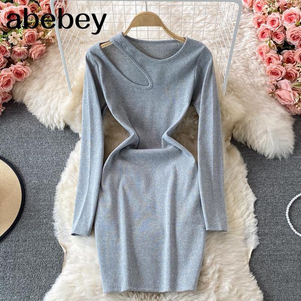 casual dresses 2021 summer temperament o-neck long sleeve dress hollow out off shoulder design high waist elastic solid wrap, Black;gray
casual dresses 2021 summer temperament o-neck long sleeve dress hollow out off shoulder design high waist elastic solid wrap, Black;gray