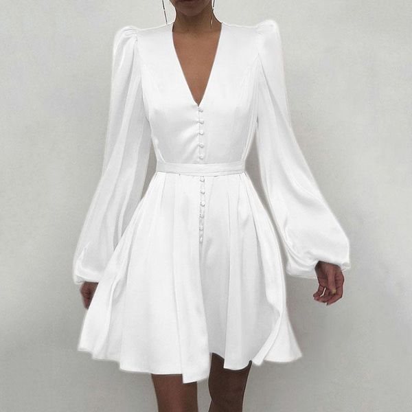 casual dresses 2021 fashion temperament print lantern sleeve women's dress spring autumn deep v neck buttons belt bandage lady mini, Black;gray
casual dresses 2021 fashion temperament print lantern sleeve women's dress spring autumn deep v neck buttons belt bandage lady mini, Black;gray