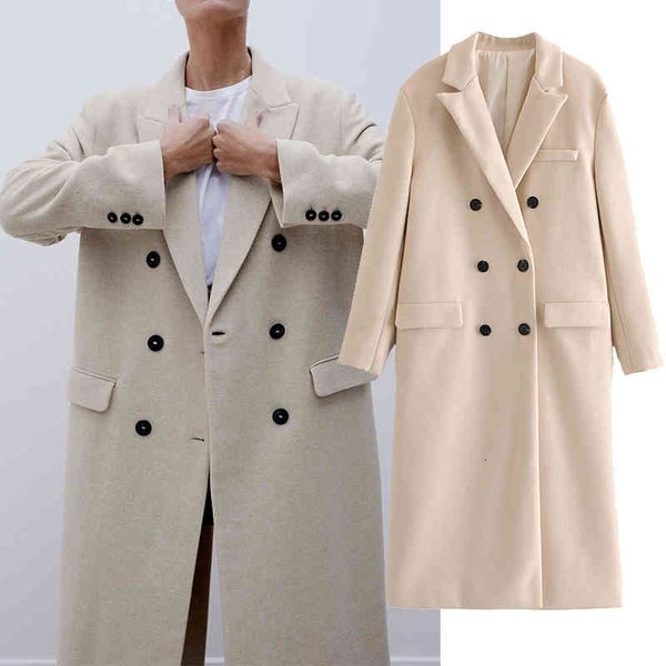 women's down & parkas women autumn winter windbreaker wool pocket coat turn-down collar long lady streetwear outwear ivqt, Black
women's down & parkas women autumn winter windbreaker wool pocket coat turn-down collar long lady streetwear outwear ivqt, Black