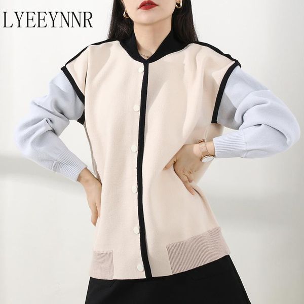 women's knits & tees lyeeynnr korean fashion bf style cardigan women arrival contrast color long sleeve casual sweater loose o neck kni, White
women's knits & tees lyeeynnr korean fashion bf style cardigan women arrival contrast color long sleeve casual sweater loose o neck kni, White