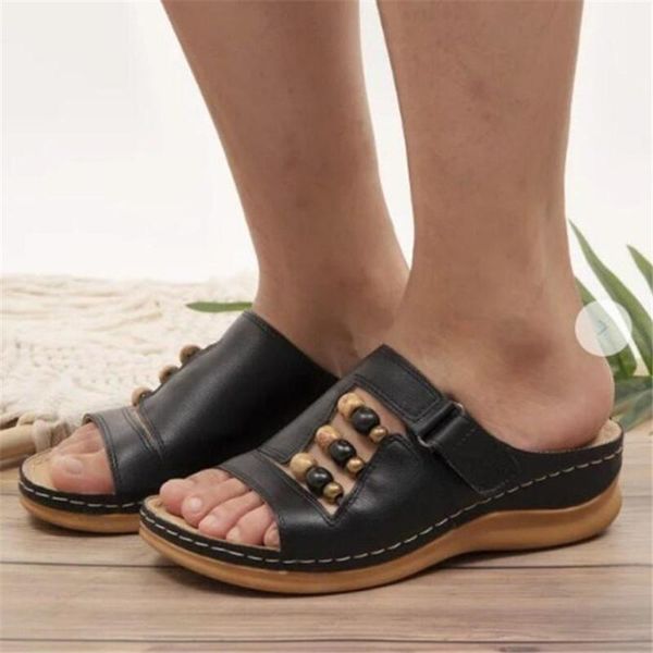 large size beaded wedges womens slides summer women sandals casual breathable platform women's shoes fashion bottom slippers, Black
large size beaded wedges womens slides summer women sandals casual breathable platform women's shoes fashion bottom slippers, Black