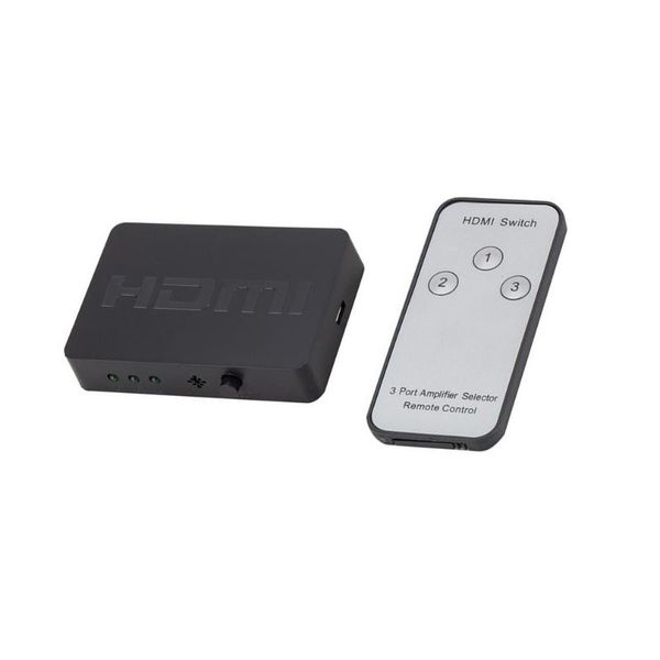 audio cables & connectors 3x1 1080p hd splitter 3 port hub box auto switch in 1 out switcher 1.4 with remote control
audio cables & connectors 3x1 1080p hd splitter 3 port hub box auto switch in 1 out switcher 1.4 with remote control