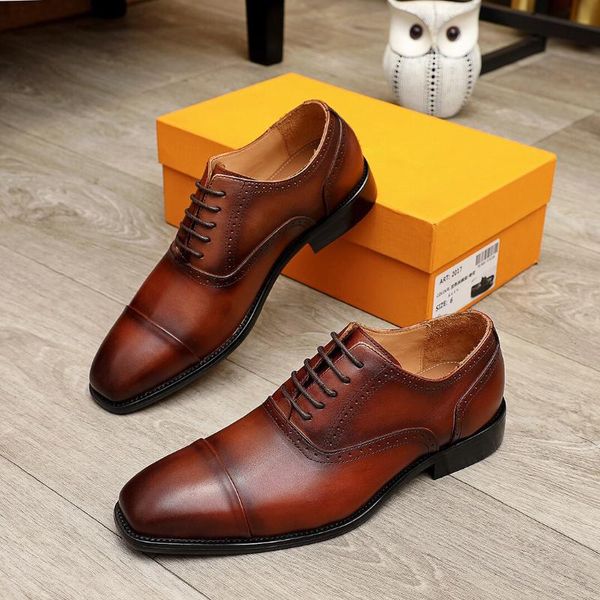 dress shoes casual business leather trendy men's high-quality wear-resistant comfortable fashion 2021 designer brand 5633, Black
dress shoes casual business leather trendy men's high-quality wear-resistant comfortable fashion 2021 designer brand 5633, Black