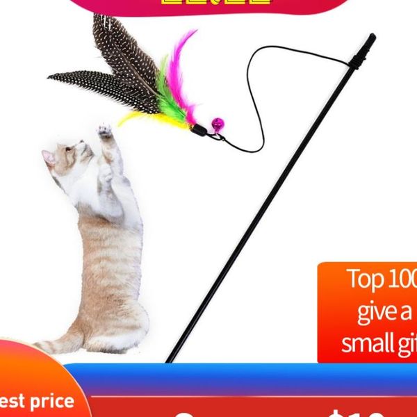 cat toys 1 pcs pet teaser multi color bird feather plush wand catcher stick interactive toys#yl
cat toys 1 pcs pet teaser multi color bird feather plush wand catcher stick interactive toys#yl