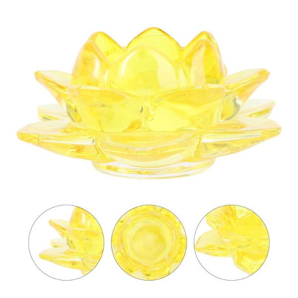 home decoration crystal glass lotus candlestick candle holder for light fragrance lamps
home decoration crystal glass lotus candlestick candle holder for light fragrance lamps