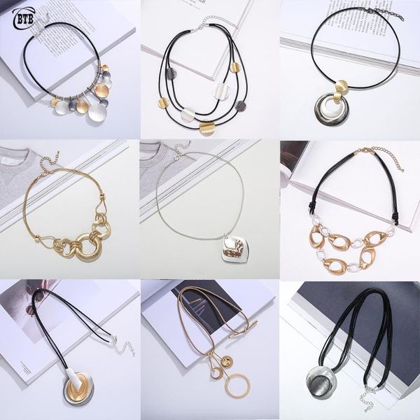 pendant necklaces geometric necklace personalized choker for woman vintage jewelry rope chain layered wholesale, Silver
pendant necklaces geometric necklace personalized choker for woman vintage jewelry rope chain layered wholesale, Silver