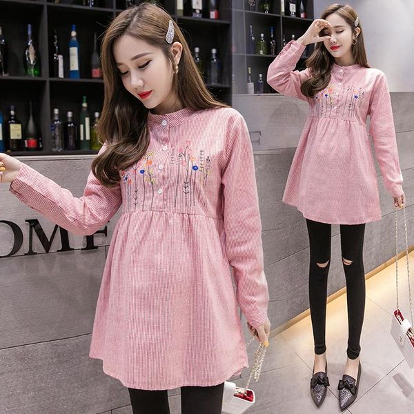 maternity & tees 753# spring fashion long sleeve blouses embroirdery linen ties waist slim shirt for pregnant women pregnancy tunic top, White
maternity & tees 753# spring fashion long sleeve blouses embroirdery linen ties waist slim shirt for pregnant women pregnancy tunic top, White