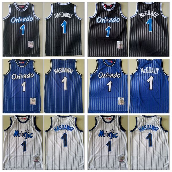 basketball mitchell and ness penny hardaway jersey tracy mcgrady 1 team black blue white stripe breathable pure cotton vintage sports sale, Black;red
basketball mitchell and ness penny hardaway jersey tracy mcgrady 1 team black blue white stripe breathable pure cotton vintage sports sale, Black;red