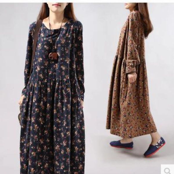 casual dresses 2021 autumn loose big size long sleeved retro floral dress simple and versatile temperament women, Black;gray
casual dresses 2021 autumn loose big size long sleeved retro floral dress simple and versatile temperament women, Black;gray
