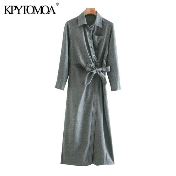 women 2021 fashion with pockets knotted midi dress vintage long sleeve button-up female dresses vestidos mujer casual, Black;gray
women 2021 fashion with pockets knotted midi dress vintage long sleeve button-up female dresses vestidos mujer casual, Black;gray