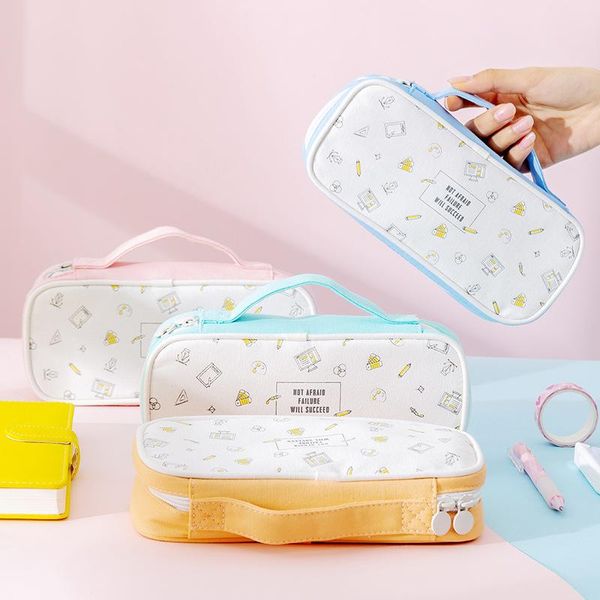 pencil cases yisuremia large capacity korean canvas case pens storage bag organizer for students gift kawaii school stationery
pencil cases yisuremia large capacity korean canvas case pens storage bag organizer for students gift kawaii school stationery