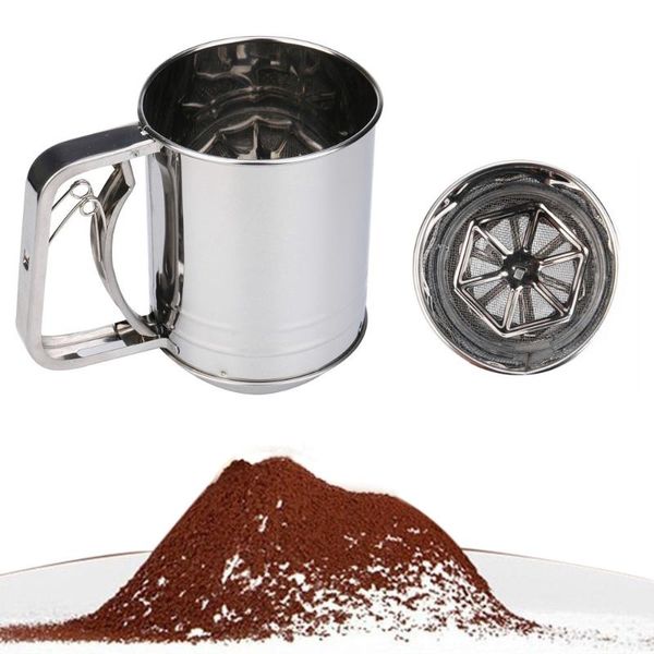 stainless steel flour sifter sieve filter icing sugar powder strainer cup screen mesh baking tools 2021 & pastry
stainless steel flour sifter sieve filter icing sugar powder strainer cup screen mesh baking tools 2021 & pastry