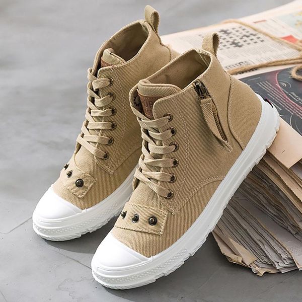 boots spring canvas shoes women high-soft bottom woman lace-up casual platform ladies breathable, Black
boots spring canvas shoes women high-soft bottom woman lace-up casual platform ladies breathable, Black