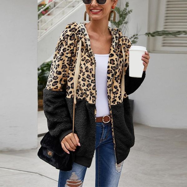 women's jackets women long sleeve hoodies jacket leopard patchwork fuzzy plush sweatshirt cardigan front zip up outwear coat with, Black;brown
women's jackets women long sleeve hoodies jacket leopard patchwork fuzzy plush sweatshirt cardigan front zip up outwear coat with, Black;brown