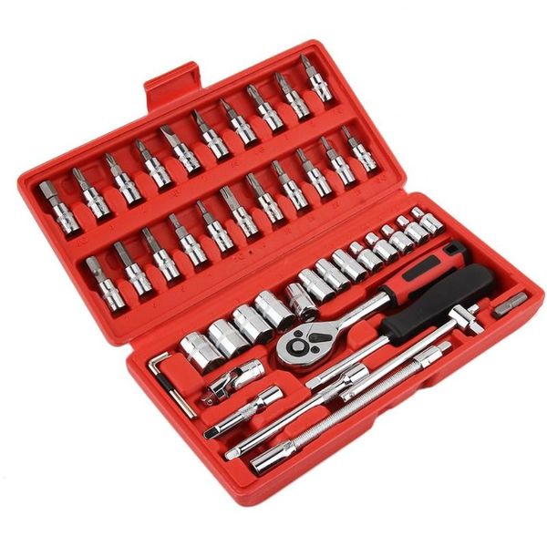 professional hand tool sets 46pcs car repair combination wrench set batch head pawl socket spanner screwdriver
professional hand tool sets 46pcs car repair combination wrench set batch head pawl socket spanner screwdriver