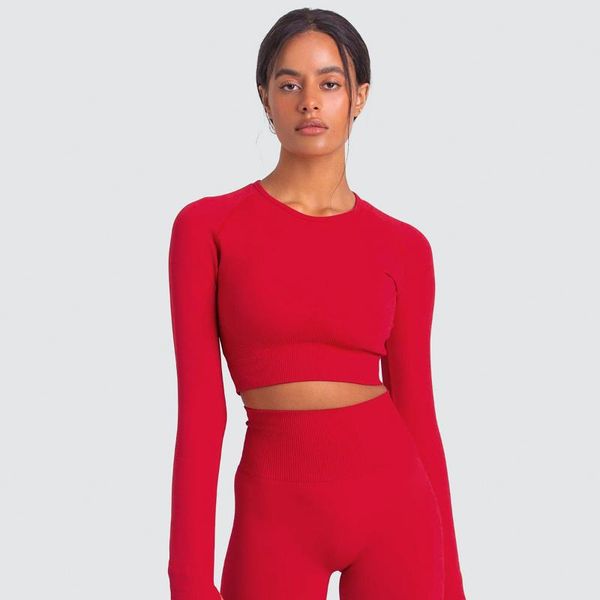 yoga outfit athvotar solid autumn shirts long sleeve seamless gym activewear running coats workout clothes woman
yoga outfit athvotar solid autumn shirts long sleeve seamless gym activewear running coats workout clothes woman