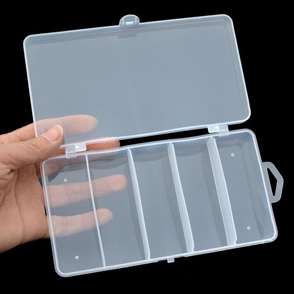 fishing accessories tackle storage box 1 piece big clear plastic 5 compartment assortment case
fishing accessories tackle storage box 1 piece big clear plastic 5 compartment assortment case