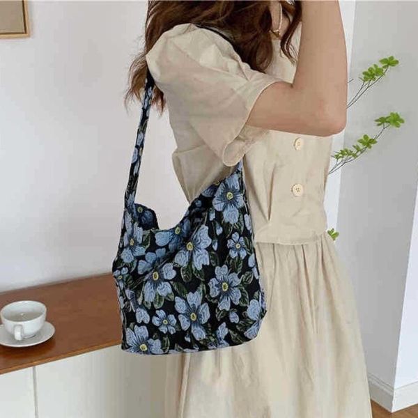 evening bags vintage floral women's small shoulder bag jacquard fabric blue flower ladies underarm female girls mini tote bucket handba
evening bags vintage floral women's small shoulder bag jacquard fabric blue flower ladies underarm female girls mini tote bucket handba