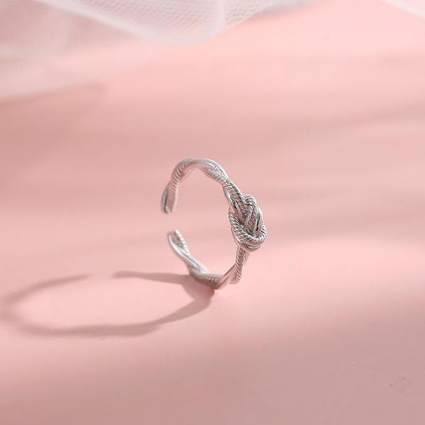 cluster rings original design silver color bow knot ring 925 handmade knotted geometry for women girl fashion jewelry gift, Golden;silver
cluster rings original design silver color bow knot ring 925 handmade knotted geometry for women girl fashion jewelry gift, Golden;silver