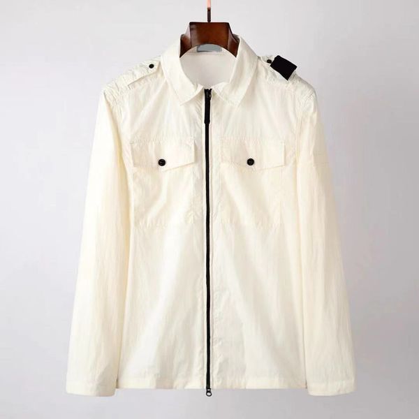 summer superior quality zipper men's jackets simple solid color couple shirt lapel sports coat epaulet embroidery logo european and ame, Black;brown
summer superior quality zipper men's jackets simple solid color couple shirt lapel sports coat epaulet embroidery logo european and ame, Black;brown