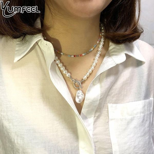 yumfeel brand imitaiton baroque shape pearl necklaces women jewelry gifts pendant, Silver
yumfeel brand imitaiton baroque shape pearl necklaces women jewelry gifts pendant, Silver