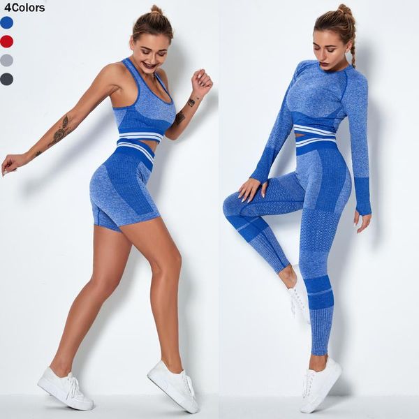yoga outfit seamless set female gym bra crop long sleeve shirts fitness shorts high waist leggings sports wear for women
yoga outfit seamless set female gym bra crop long sleeve shirts fitness shorts high waist leggings sports wear for women