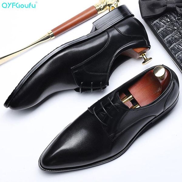 dress shoes qyfcioufu genuine leather pointed toe business mens fashion lace-up man handmade formal men wedding, Black
dress shoes qyfcioufu genuine leather pointed toe business mens fashion lace-up man handmade formal men wedding, Black