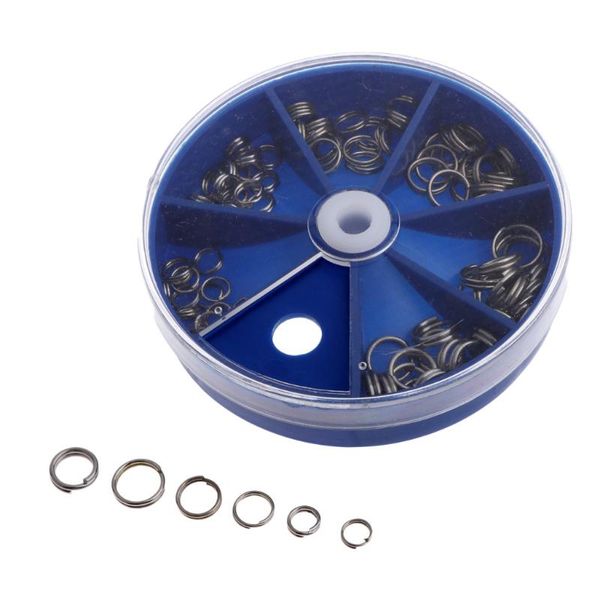 pack/box stainless steel fishing split rings for lures - double snap loop lure connectors jump ring hooks
pack/box stainless steel fishing split rings for lures - double snap loop lure connectors jump ring hooks