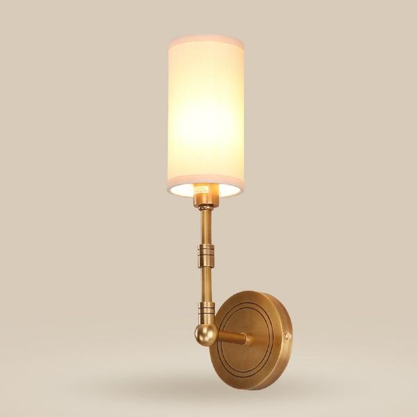 european simplicity full of copper single head lamp country living room bedroom corridor aisle wall lamps
european simplicity full of copper single head lamp country living room bedroom corridor aisle wall lamps