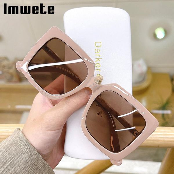 sunglasses imwrite trends square women men oversized black sun glasses designer female goggles shades uv400, White;black
sunglasses imwrite trends square women men oversized black sun glasses designer female goggles shades uv400, White;black