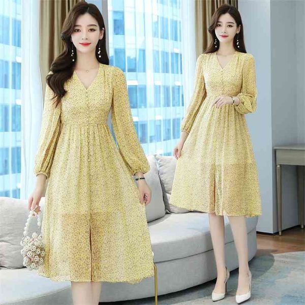 vintage plus size floral chiffon midi dress autumn winter print long sleeve elegant women loose casual party vestidos 210528, Black;gray
vintage plus size floral chiffon midi dress autumn winter print long sleeve elegant women loose casual party vestidos 210528, Black;gray