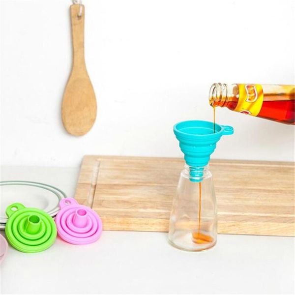 kitchen storage & organization quality silicone gel practical collapsible foldable funnel hopper tool gadget drop
kitchen storage & organization quality silicone gel practical collapsible foldable funnel hopper tool gadget drop